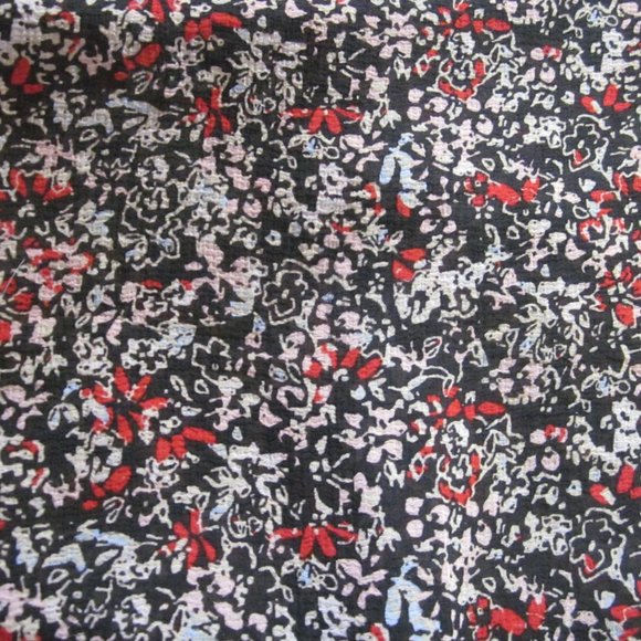 Free People Top XS Lola Kimono Floral Black Combo - Picture 11 of 14